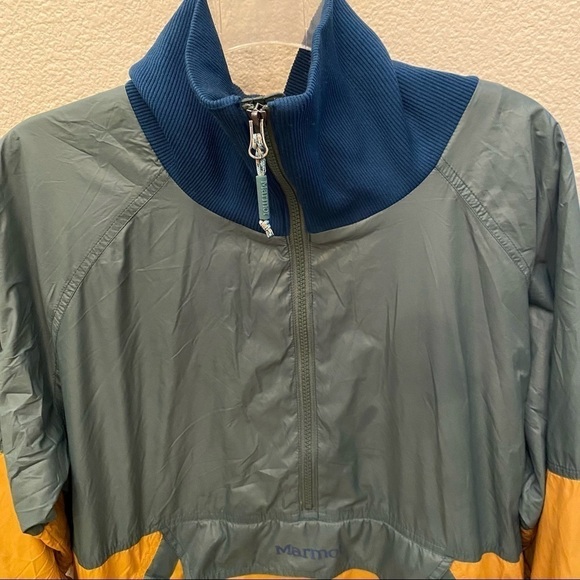 MARMOT Tri-Color 1/2 Zipped Long Sleeve Top Size Medium - Picture 3 of 12
